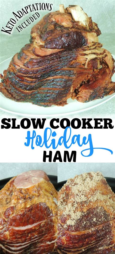 Slow Cooker Holiday Ham Bobbis Kozy Kitchen