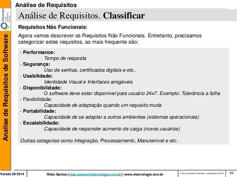 Especificação De Requisitos De Software Exemplo Vários Exemplos