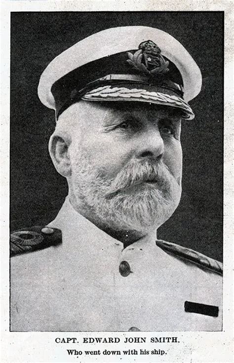 Titanics Officers Rms Titanic Captain Ej Smith