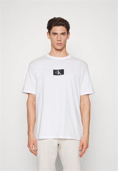 Calvin Klein Underwear Crew Neck Graphic Nachtwäsche Shirt White