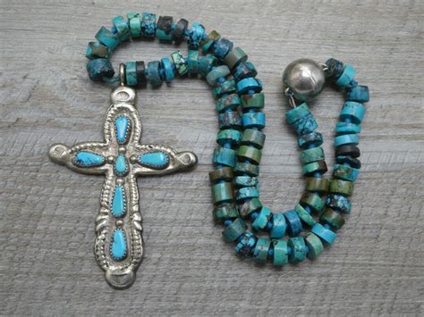 Vintage Large B Lule Native American Turquoise 925 Silver Etsy