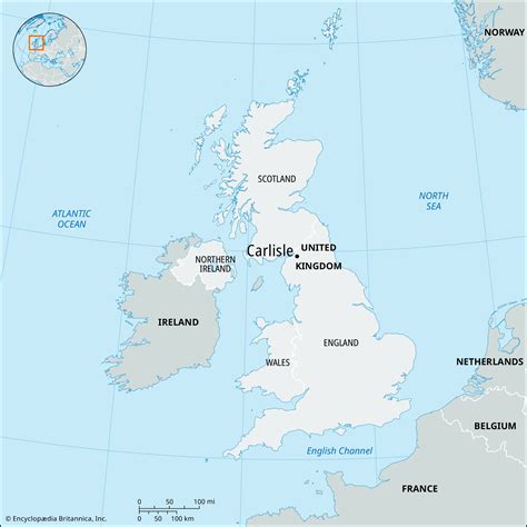 Carlisle On Uk Map - Vanya Jeanelle