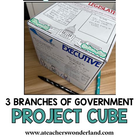 Make Learning About the 3 Branches of Government Project with a 3D