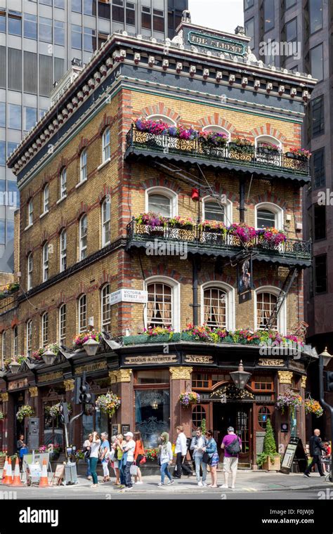 The Albert Public House Victoria Street London England Stock Photo