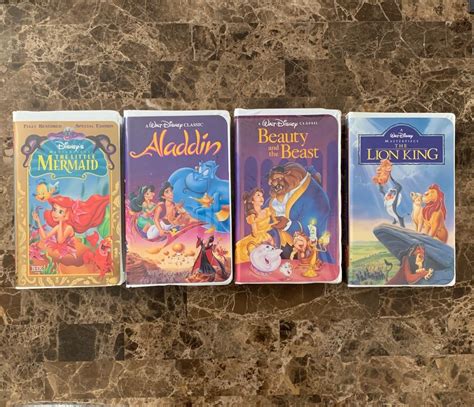 Disney Renaissance Vhs Set Disney Renaissance Bullet Journal Themes