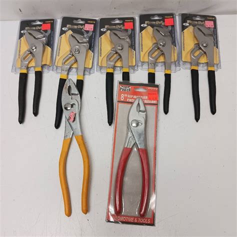 Events Viewbid Lot Of Slip Joint Groove Joint Pliers