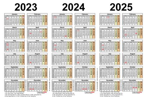 Three Year Calendars For 2022 2023 And 2024 Uk For Word Porn Sex Picture