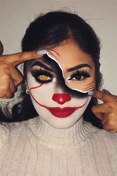 23 Half Face Halloween Makeup Ideas – StayGlam