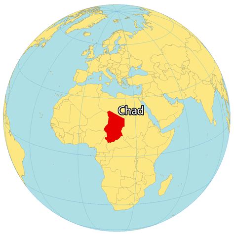 Chad Map Cities And Roads Gis Geography