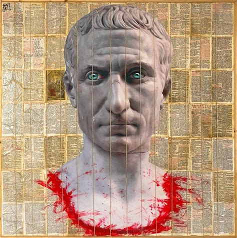 Caio Giulio Cesare Collage By Tommy Goodman Saatchi Art