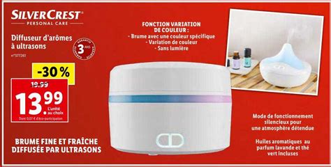 Offre Silvercrest Diffuseur D Ar Mes Ultrasons Chez Lidl