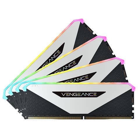 Corsair Vengeance Rgb Rt 64 Go 4 X 16 Go Ddr4 3200 Mhz Cl16 Blanc