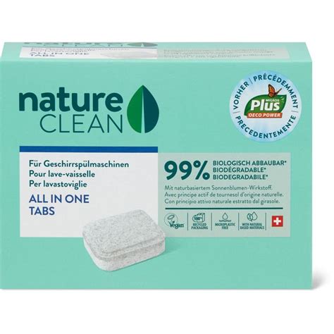 Nature Clean All In One Tabs für Geschirrspülmaschine Migros