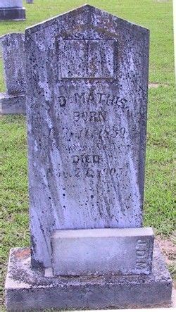 Joseph DeKalb Joe Mathis 1839 1905 Find A Grave Memorial