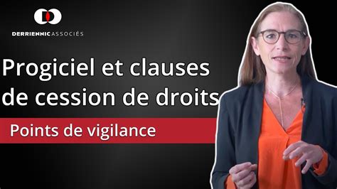 Progiciel Et Clauses De Cession De Droits De Propri T Intellectuelle