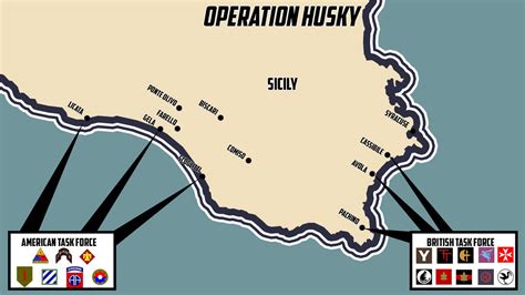 Operation Husky Map Order Of Battle by Fraztov on DeviantArt