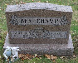 Alice M Rourke Beauchamp 1935 2008 Mémorial Find a Grave