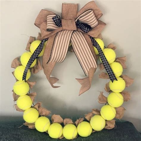 Tennis Ball Wreath