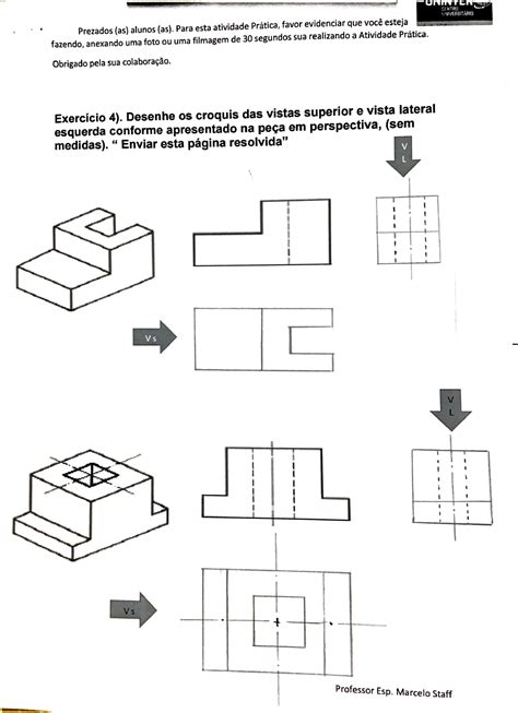 Atividade Pratica Desenho técnico Desenho Técnico Uninter