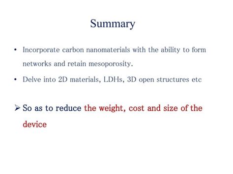 Conducting Polymers Based Nanocomposites For Flexible Supercapacitors Ppt