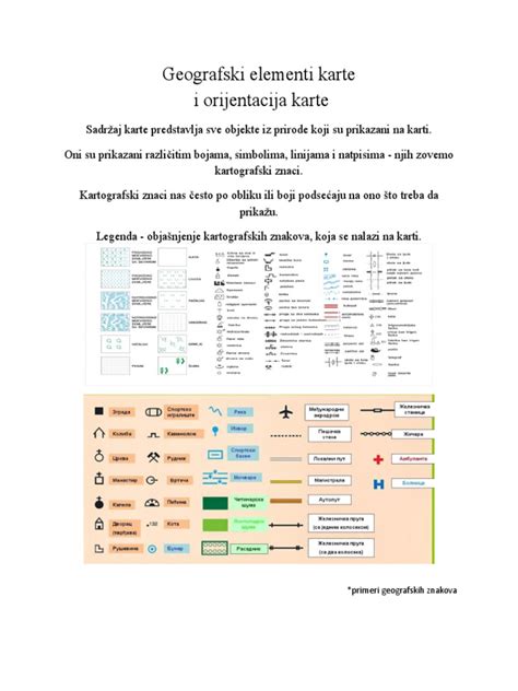 Geografski Elementi Karte Pdf