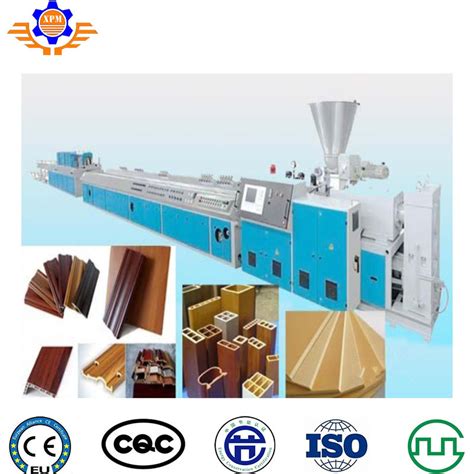 110kw Pe Wpc Profile Extrusion Line Making Machine Plastic Wastage Wood