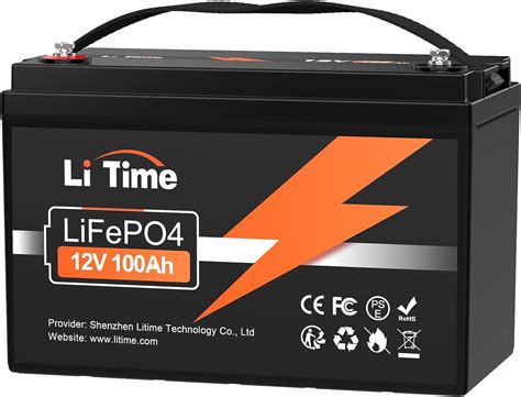 Litime V Ah Lifepo Lithium V Bci Group Lithium Built In