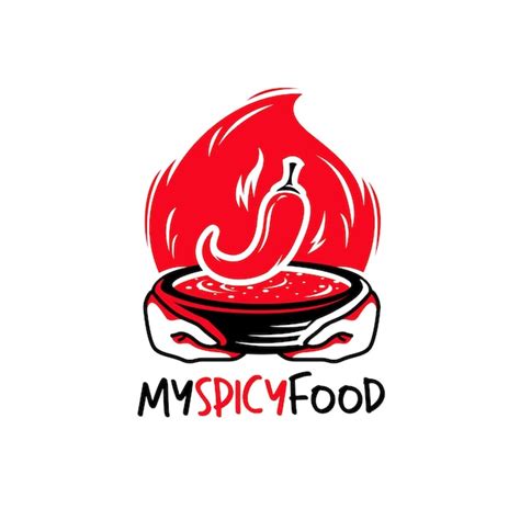 Premium Vector My Spicy Food Logo Template