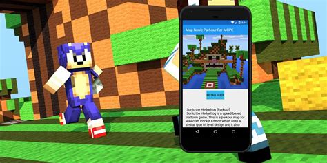 Android İndirme Için Sonic Parkour Map For Minecraft Pe Maps For Mcpe Apk