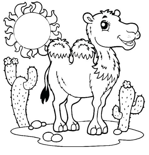 Desert Habitat Coloring Pages At Free Printable