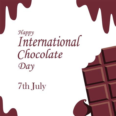 International Chocolate day template 44312732 Vector Art at Vecteezy