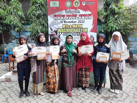 Selamat Buat Para Juara Lomba Di Hari Pahlawan Mts Wachid Hasyim