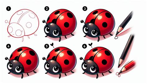 How To Draw Ladybug Trying Drawing