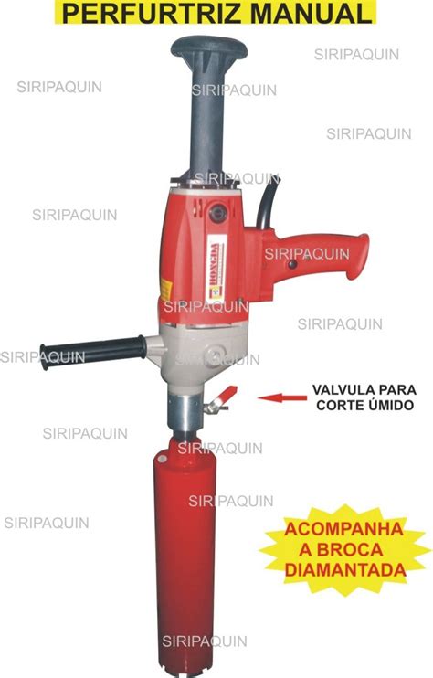 Perfuratriz Manual Tipo Serra Copo Diamantada 110v R 829 82 Em