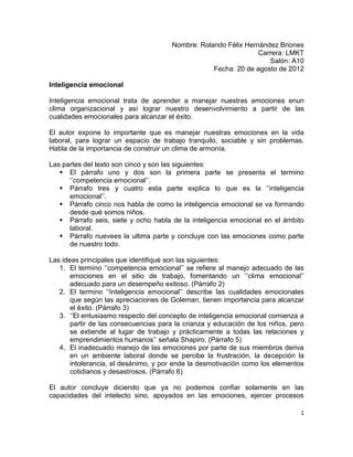 Inteligencia Emocional PDF