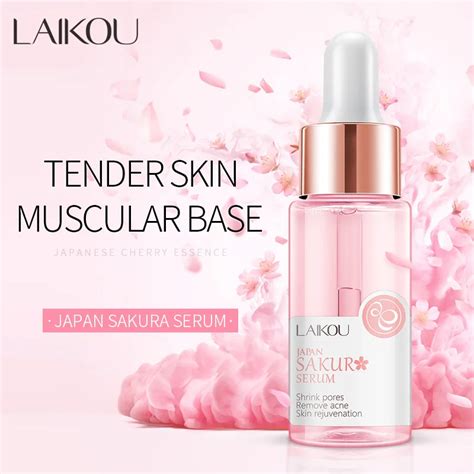 Laikou Serum Japan Sakura Essence Balance Grease Anti Aging Hyaluronic