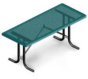 Punched Comfort Style Portable Steel Table Belson Outdoors