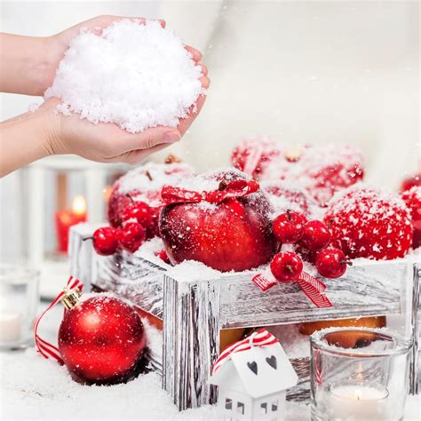 Amazon.com: Sukh Fake Snow for Crafts - Artificial Snow for Holiday