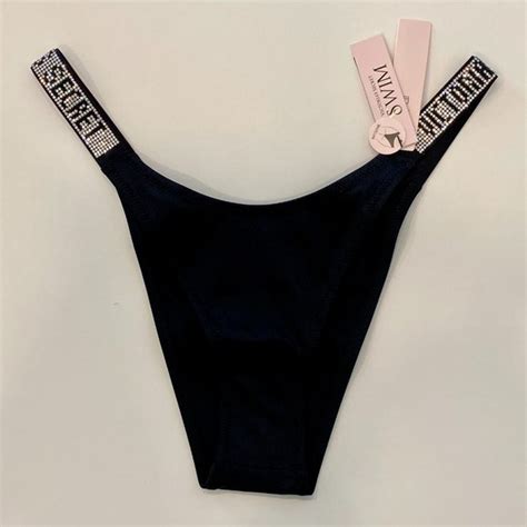 Victoria S Secret Swim Nwt Victorias Secret Shine Strap Escondido Brazilian Swim Bikini