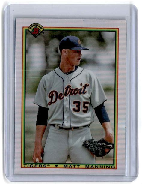 2020 Bowman 1990 Matt Manning Detroit Tigers 90B MM EBay