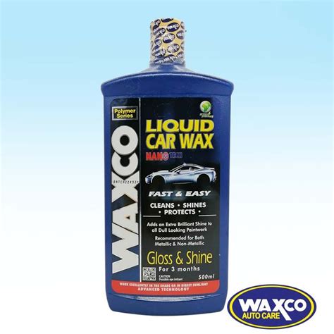 WAXCO LIQUID CAR WAX PENGKILAP NANOtech POLYMER SERIES 500ml Lazada