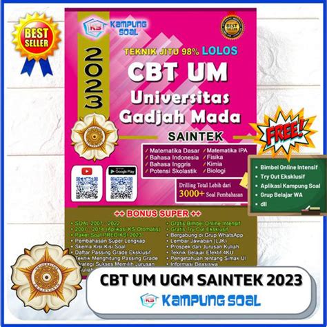 Jual Buku Pelajar Cbt Utul Um Ugm Saintek 2023 By Kampung Soal Non