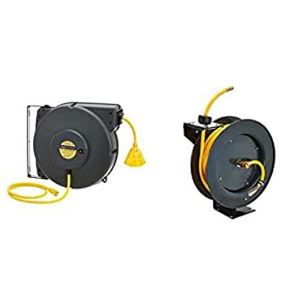 AmazonCommercial Extension Cord Air Tool Hose Reel Water Retractable