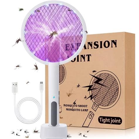 Raquette Electrique Insectes En Rechargeable Par Usb Raquette Anti