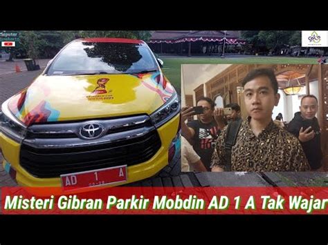 Pasca Hitung Cepat Mobil Dinas Gibran AD 1 A Mencurigakan Tak Wajar