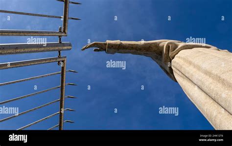 Large statue of Christ the King in Lisbon, Portugal Stock Photo - Alamy