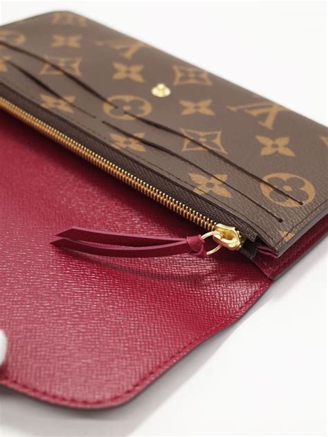 【louis Vuitton】ルイヴィトン『モノグラム ポルトフォイユ エミリー』m60697 レディース 二つ折り長財布 1週間保証【中古