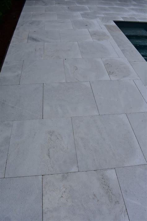 New MARBLE SILVER TAHOE SANDBLAST PAVER Pyramids Tiles And Stone