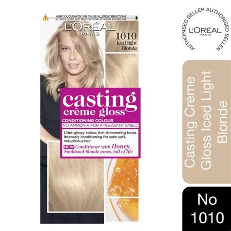 L Oreal Paris Casting Creme Gloss Semi Permanent Hair Dye Iced Blonde Picclick Uk