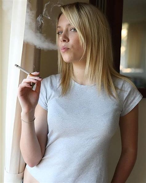 Stunning Teen Smoker